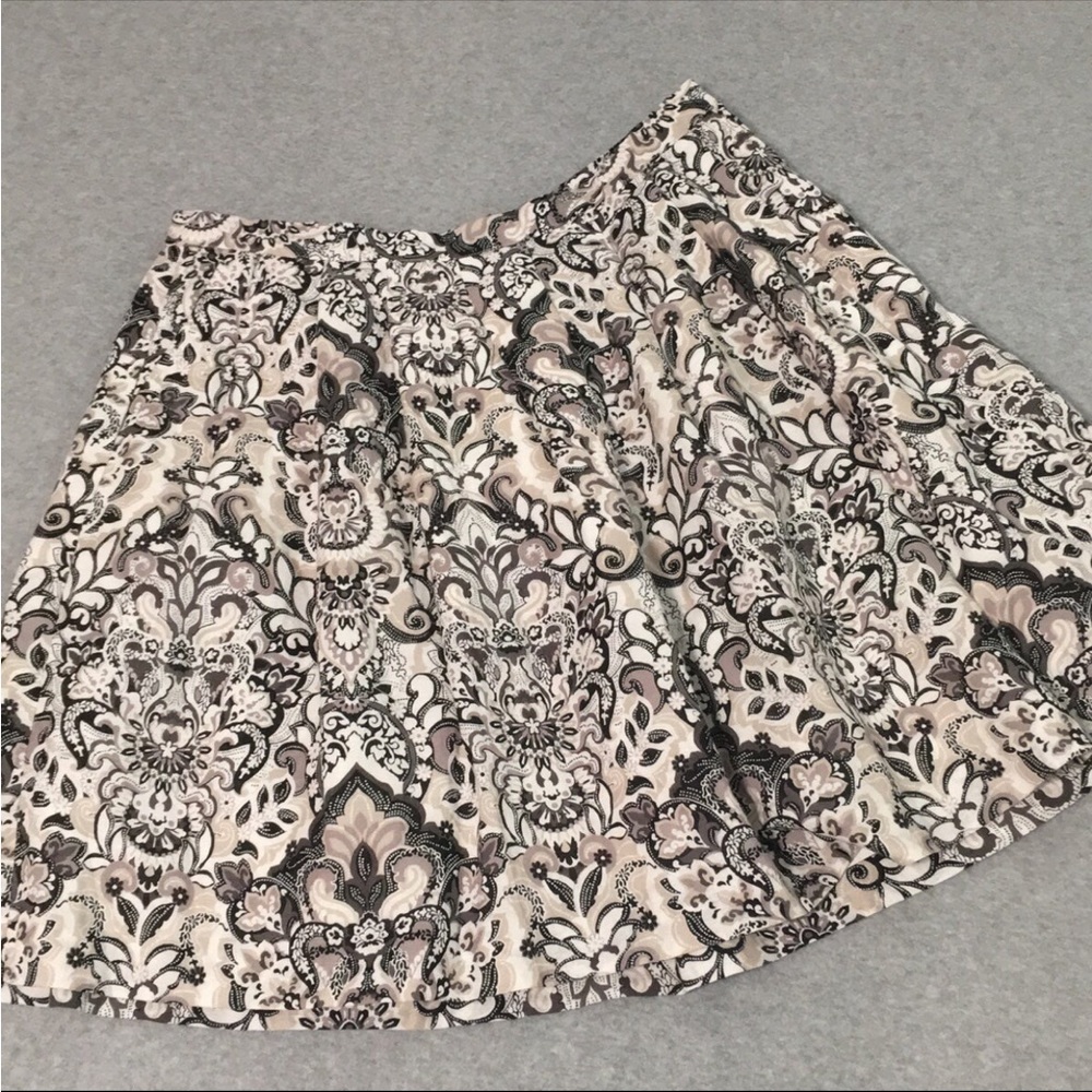 Banana Republic Linen Pleated Skirt Medium Whimsigoth Dark Fairy Skater Boho